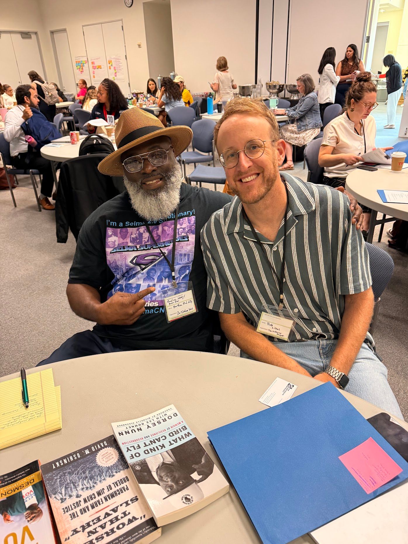 Robert Lilly at a community gathering